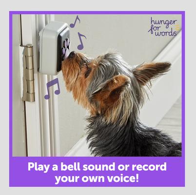 Show full view: Hunger for Words Talking Pet Doorbell Dog Toy slide 2 of 5