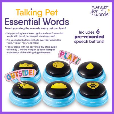 Show full view: Hunger for Words Talking Pet Essential Words Dog Toy slide 4 of 7