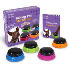 Hunger for Words Talking Pet Starter Set Dog Toy, 4-pack