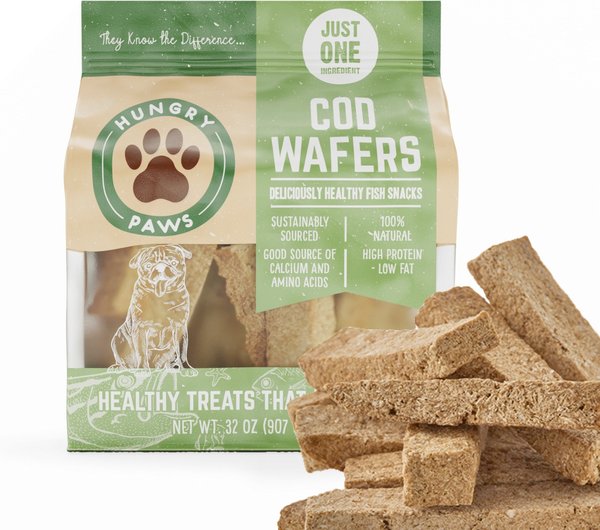 Hungry Paws Cod Wafers Single Ingredient Dog Treats