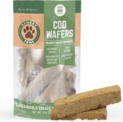 Hungry Paws Cod Wafers Single Ingredient Dog Treats, 8-oz bag