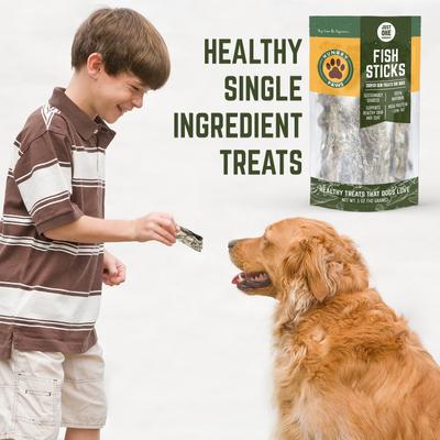 Show full view: Hungry Paws Premium Cod Skin Sticks Dog Chew Treats, 5-oz bag slide 7 of 9