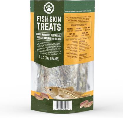 Show full view: Hungry Paws Premium Cod Skin Sticks Dog Chew Treats, 5-oz bag slide 3 of 9
