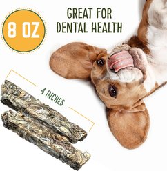 Hungry Paws Premium Cod Skin Sticks Dog Chew Treats, 8-oz bag slide 2 of 7