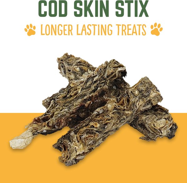 Hungry Paws Premium Cod Skin Sticks Dog Chew Treats