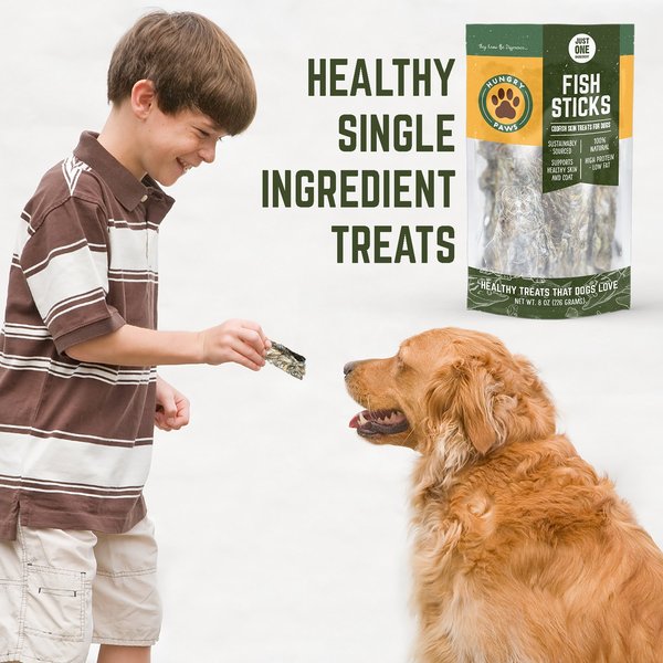 Hungry Paws Premium Cod Skin Sticks Dog Chew Treats