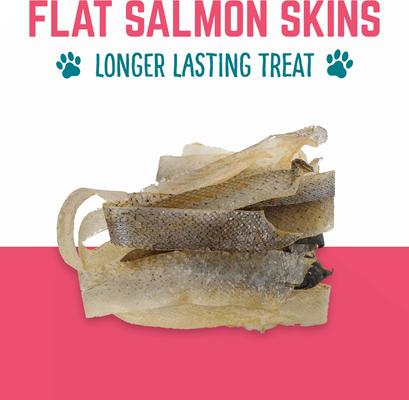 Show full view: Hungry Paws Premium Salmon Skin Dog Chew Treats, 5-oz bag slide 6 of 8