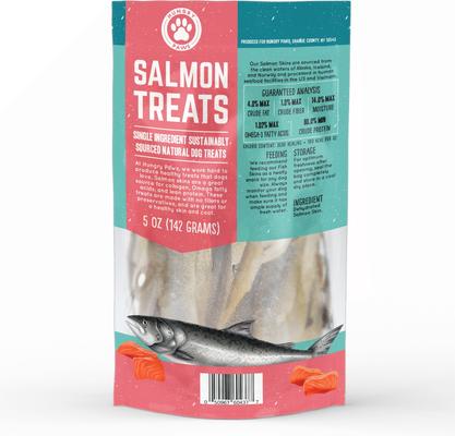 Show full view: Hungry Paws Premium Salmon Skin Dog Chew Treats, 5-oz bag slide 3 of 8