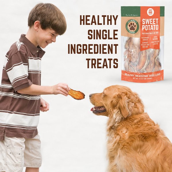 Hungry Paws Sweet Potato Dog Chew Treats