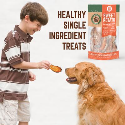Show full view: Hungry Paws Sweet Potato Dog Chew Treats, 14-oz bag slide 8 of 9