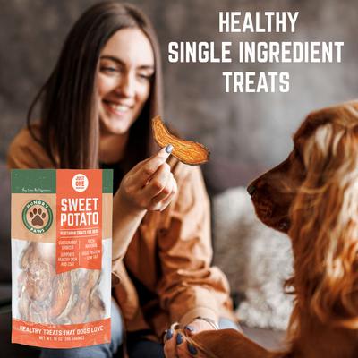 Show full view: Hungry Paws Sweet Potato Dog Chew Treats, 14-oz bag slide 7 of 9