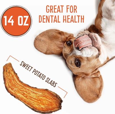 Show full view: Hungry Paws Sweet Potato Dog Chew Treats, 14-oz bag slide 4 of 9