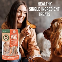 Hungry Paws Sweet Potato Dog Chew Treats, 8-oz bag slide 2 of 6