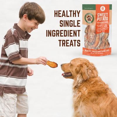 Show full view: Hungry Paws Sweet Potato Dog Chew Treats, 8-oz bag slide 6 of 8