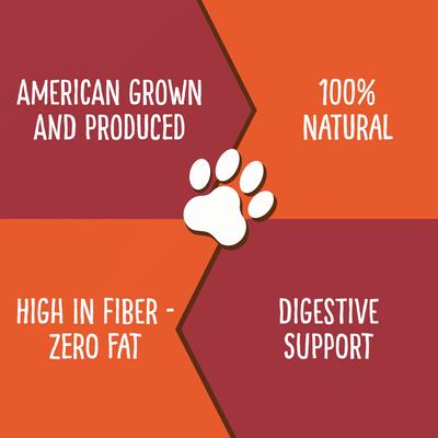 Show full view: Hungry Paws Sweet Potato Dog Chew Treats, 8-oz bag slide 5 of 8