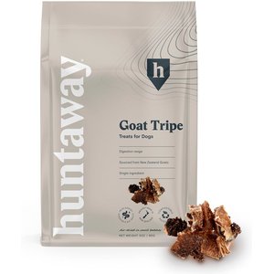 Huntaway Goat Tripe Air-Dried Dog Treats, 3-oz bag