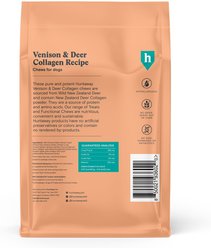 Huntaway Venison & Deer Collagen Recipe Grain-Free Soft & Chewy Dog Treats, 4-oz bag slide 2 of 8