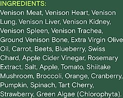 Huntaway Venison Grain-Free Freeze-Dried Dog Food, 12-oz bag slide 2 of 6