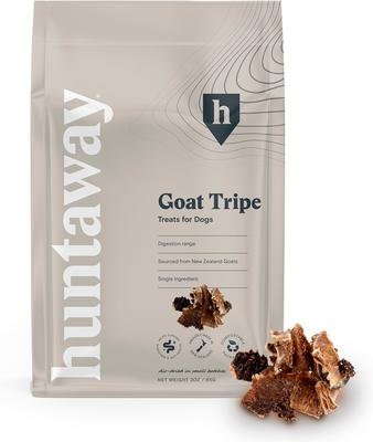 Show full view: Huntaway Venison Grain-Free Freeze-Dried Food, 12-oz bag + Goat Tripe Air-Dried Dog Treats, 3-oz bag slide 6 of 9