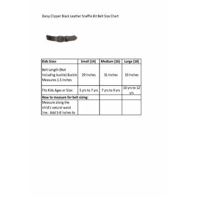 Show full view: Huntley Equestrian Children's Leather Snaffle Bit Belt, Medium slide 2 of 6