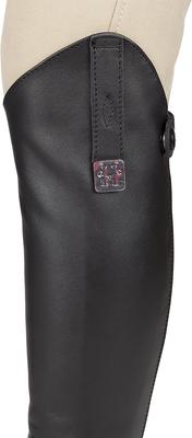 Show full view: Huntley Equestrian Custom Fit Premium Leather Half Chaps, Extra Small Short slide 4 of 10