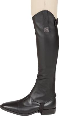 Show full view: Huntley Equestrian Custom Fit Premium Leather Half Chaps, Extra Small slide 6 of 9