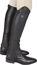 Huntley Equestrian Custom Fit Premium Leather Half Chaps, Small Short