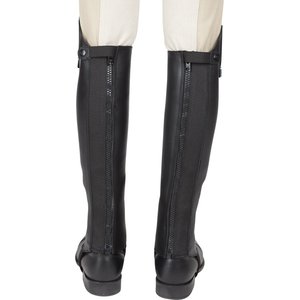 Huntley Equestrian Custom Fit Premium Leather Half Chaps, Small Short