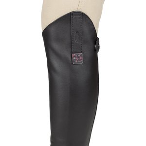 Huntley Equestrian Custom Fit Premium Leather Half Chaps, Small Short