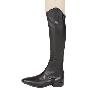 Huntley Equestrian Custom Fit Premium Leather Half Chaps, Small Short