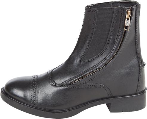 Show full view: Huntley Equestrian Daisy Clipper Children's Side Zipper Leather Horse Riding Boots, Size 2 slide 3 of 7