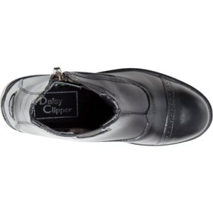 Huntley Equestrian Daisy Clipper Children's Side Zipper Leather Horse Riding Boots, Size 4