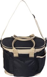 Huntley Equestrian Deluxe Horse Grooming Organizer Bag, Black