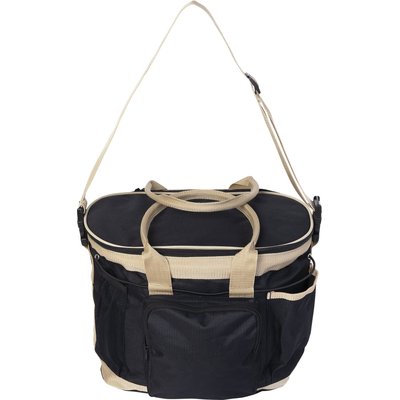 Huntley Equestrian Huntley Equestrian Deluxe Horse Grooming Organizer Bag, Black