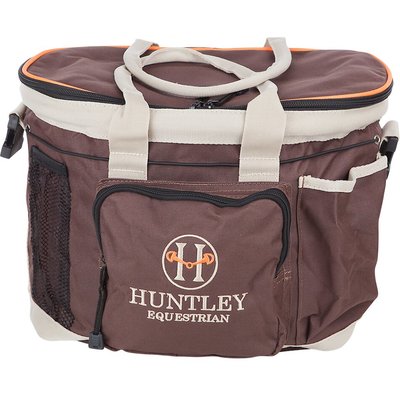 Huntley Equestrian Huntley Equestrian Deluxe Horse Grooming Organizer Bag, Brown