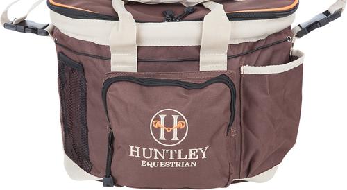Show full view: Huntley Equestrian Deluxe Horse Grooming Organizer Bag, Brown slide 3 of 7