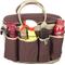 Show in main carousel: Huntley Equestrian Deluxe Horse Grooming Organizer Bag, Brown slide 5 of 7