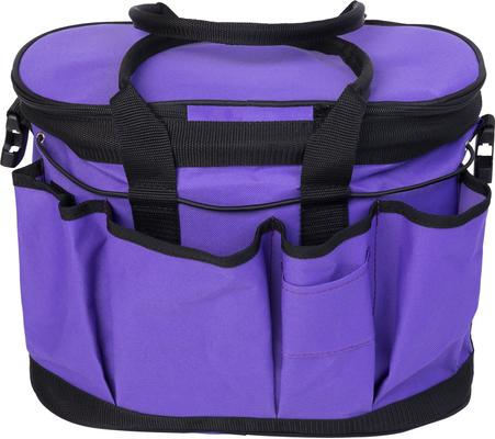 Show full view: Huntley Equestrian Deluxe Horse Grooming Organizer Bag, Purple slide 2 of 7
