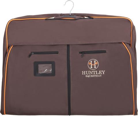 Show full view: Huntley Equestrian Deluxe Travel Garment Bag, Brown slide 3 of 4