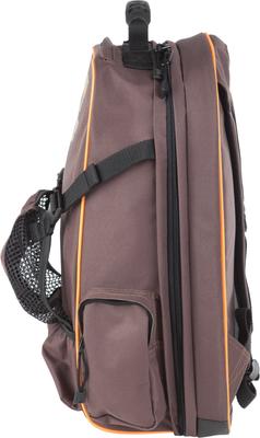 Show full view: Huntley Equestrian Horse Riding Helmet & Boot Backpack, Brown slide 2 of 9
