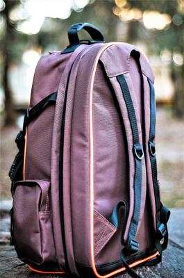 Show full view: Huntley Equestrian Horse Riding Helmet & Boot Backpack, Brown slide 8 of 9