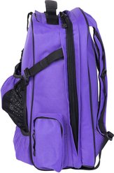 Huntley Equestrian Horse Riding Helmet & Boot Backpack, Purple slide 2 of 9