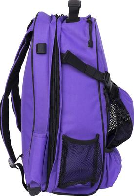 Show full view: Huntley Equestrian Horse Riding Helmet & Boot Backpack, Purple slide 4 of 9