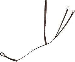 Huntley Equestrian Sedgdwick English Leather Fancy Stitched English Running Martingale, Brown, Full