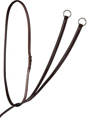 Show full view: Huntley Equestrian Sedgdwick English Leather Fancy Stitched English Running Martingale, Brown, Full slide 9 of 9