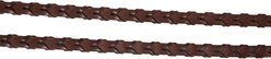 Huntley Equestrian Sedgwick Fancy Stitched Square Raised Laced Horse Reins, Brown, Cob slide 2 of 7
