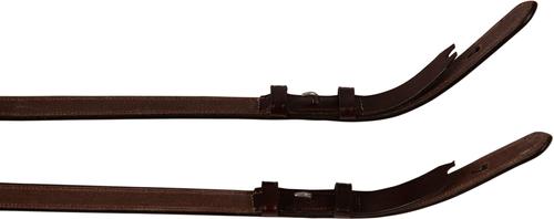Show full view: Huntley Equestrian Sedgwick Fancy Stitched Square Raised Laced Horse Reins, Brown, Full slide 4 of 7