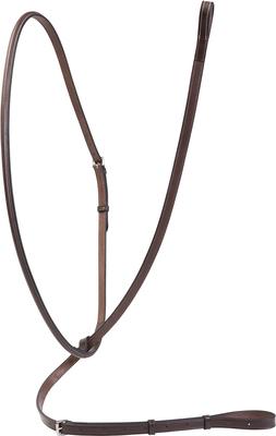 Show full view: Huntley Equestrian Sedgwick Leather Fancy Stitched Standing Martingale, Brown, Full slide 2 of 9