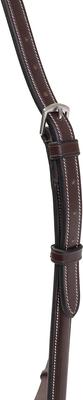 Show full view: Huntley Equestrian Sedgwick Leather Fancy Stitched Standing Martingale, Brown, Full slide 7 of 9