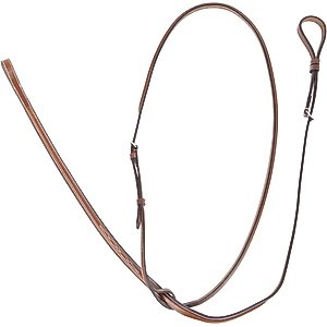 Huntley Equestrian Sedgwick Leather Fancy Stitched Standing Martingale, Light Brown, Cob
